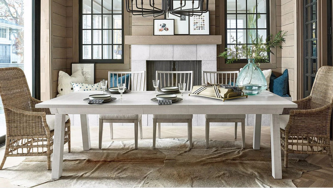 PB-01MILL Modern Farmhouse Dining Table- Extension