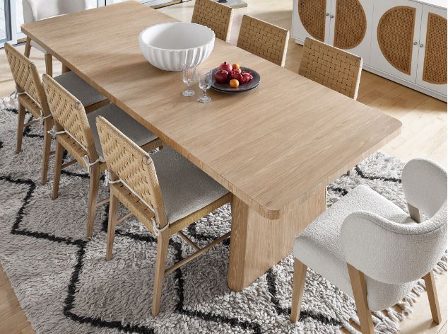 PB-01NOM Rectangular Dining Table- Extension