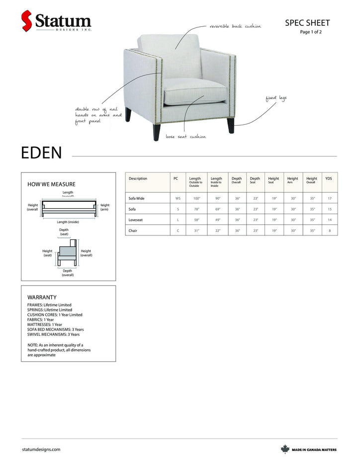 Eden Sofa-Palma-Brava