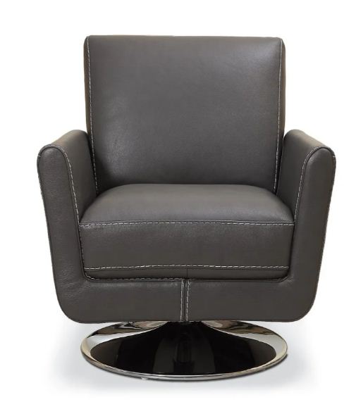 PB-26 Syria Leather Swivel Chair