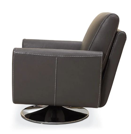 PB-26 Syria Leather Swivel Chair