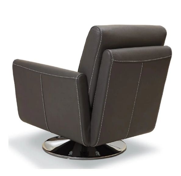 PB-26 Syria Leather Swivel Chair