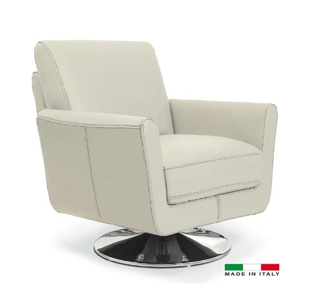 PB-26 Syria Leather Swivel Chair